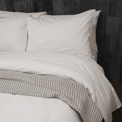 Washed Percale Duvet Cover