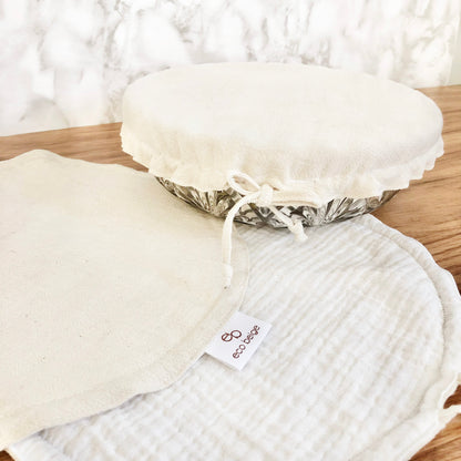 Linen Jar and Bowl Cover