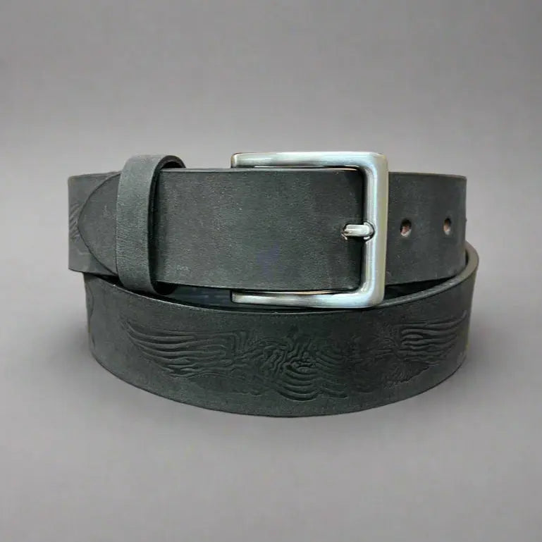 Engine Eagle Removable Buckle Leather Belt