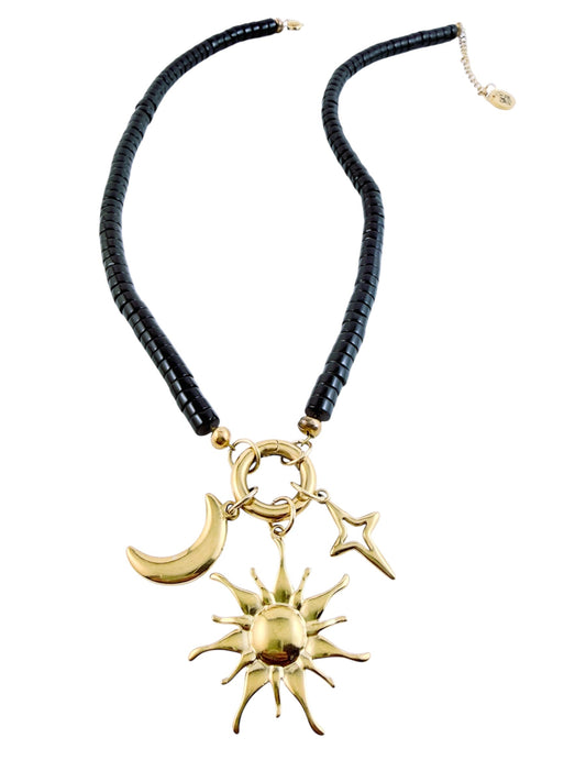 Moonrise Necklace - Onyx