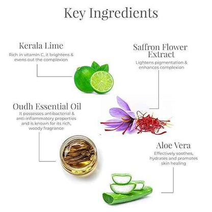 Forest Essentials Fragrant Body Mist Lime Saffron Oudh