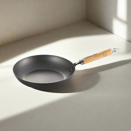 Yoshikawa Cook-Pal Ren Nitrided Carbon Steel Fry Pan 20cm – Made in Japan