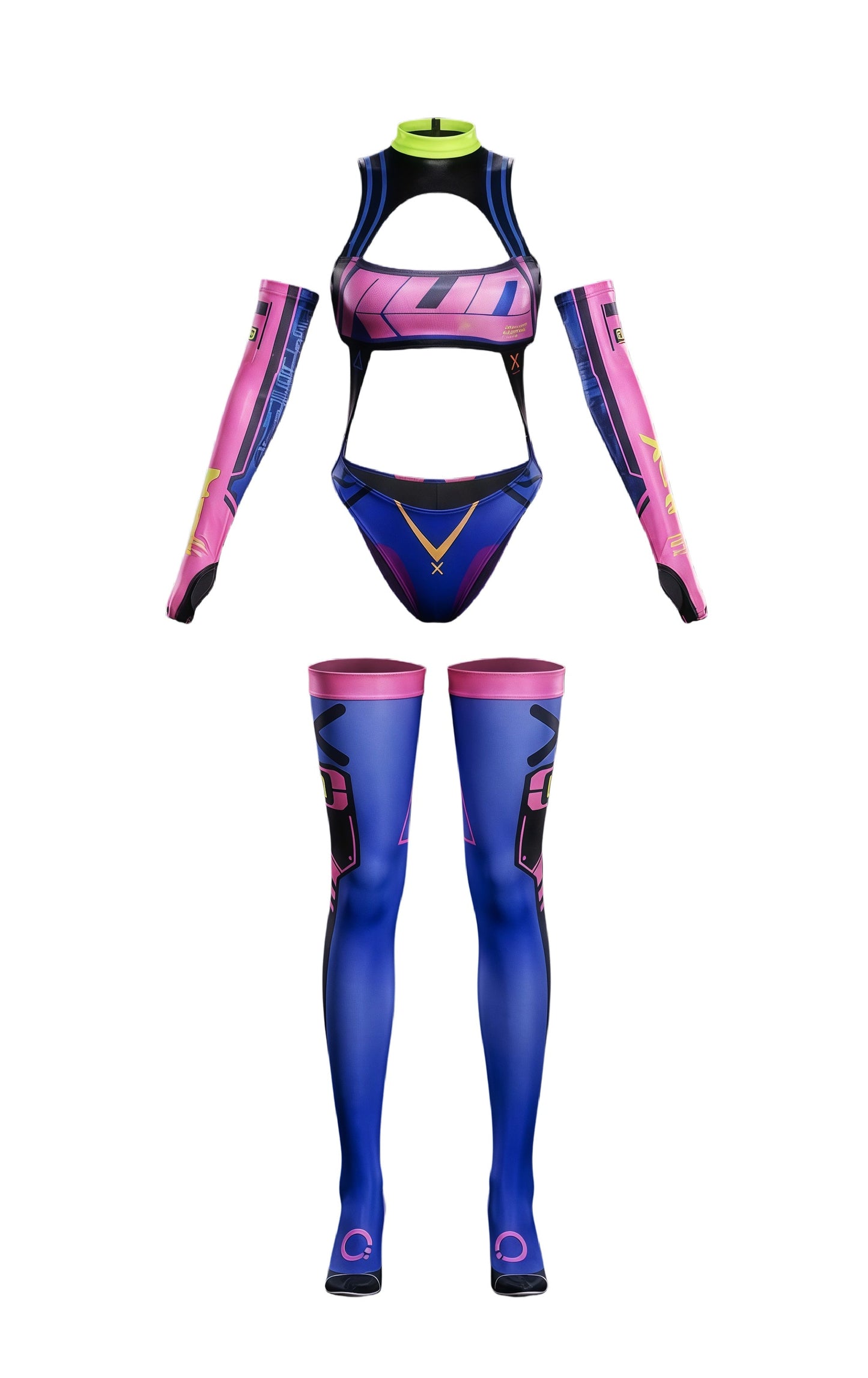 Anime Sci-fi Spandex Swimwear Racing Suit Wet Suit Race Queen Costume