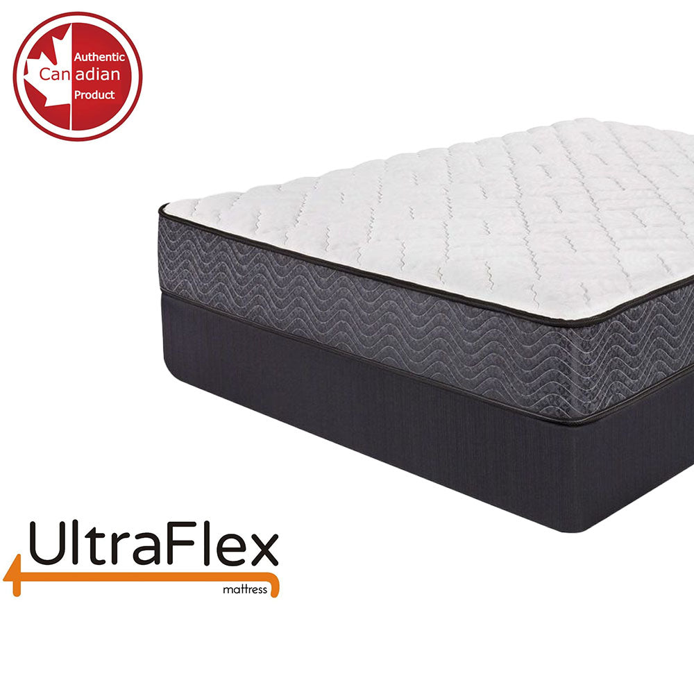 UltraFlex® PRESTIGE – Orthopädische Heavy-Duty Hybrid HDCoils, mit Hartschaum-Ummantelung zur Haltungsunterstützung, geringe Bewegungsübertragung (Hergestellt in Kanada) – Mit wasserdichtem Matratzenschoner