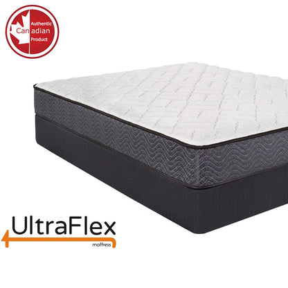 UltraFlex® PRESTIGE – Orthopädische Heavy-Duty Hybrid HDCoils, mit Hartschaum-Ummantelung zur Haltungsunterstützung, geringe Bewegungsübertragung (Hergestellt in Kanada) – Mit wasserdichtem Matratzenschoner