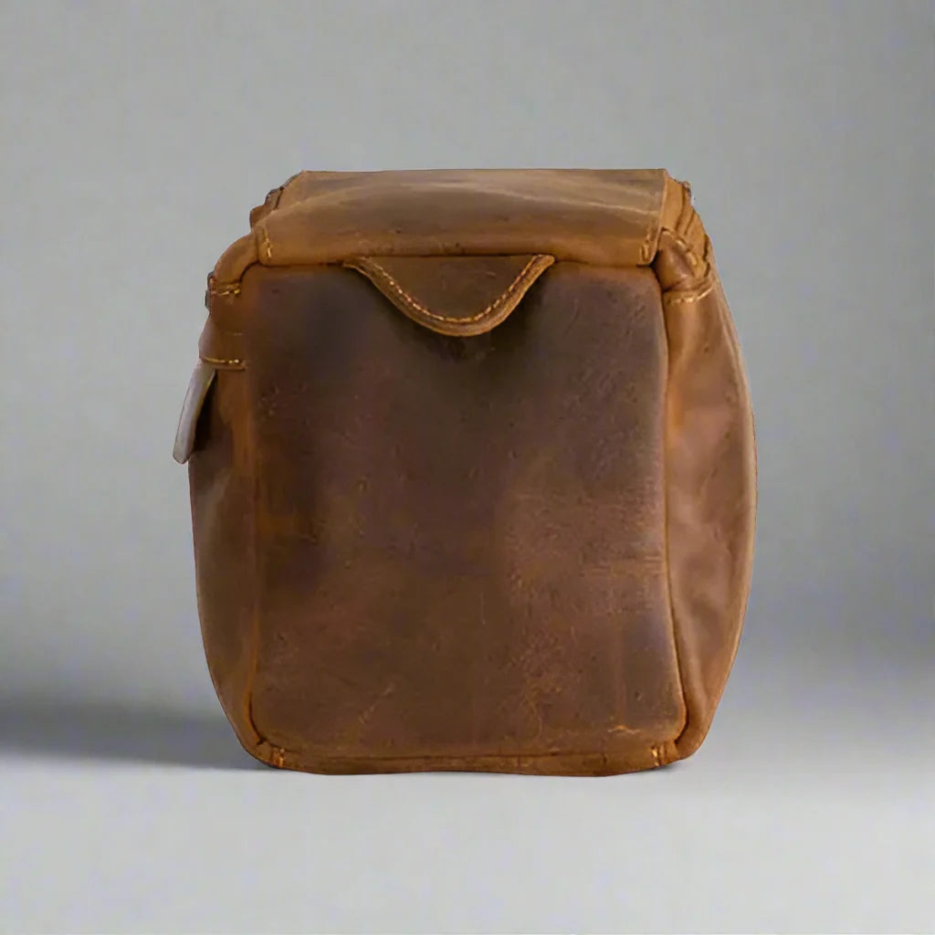 Greenwood Leather Darwin Travel Wash Bag