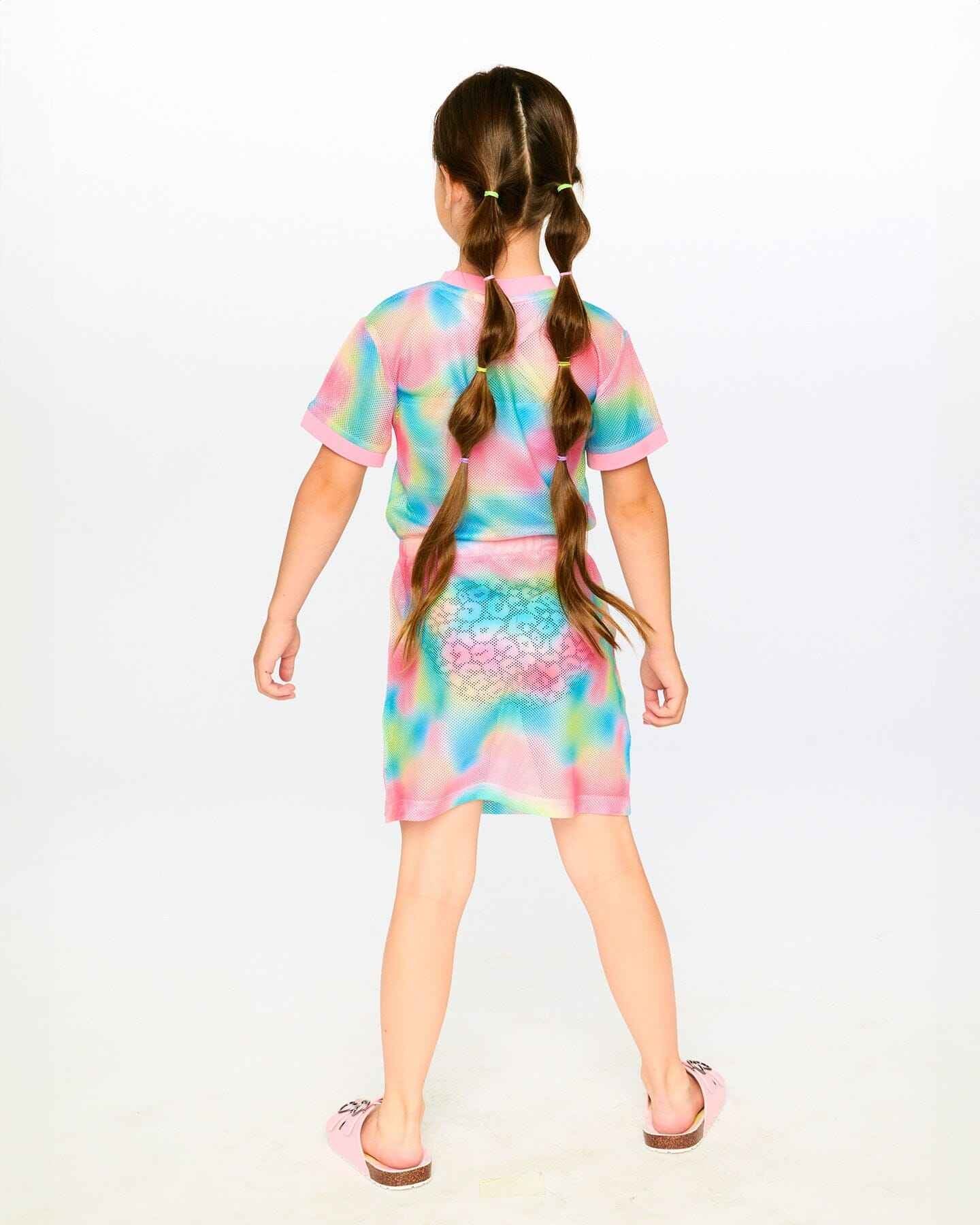 Mesh Beach Dress Multicolor
