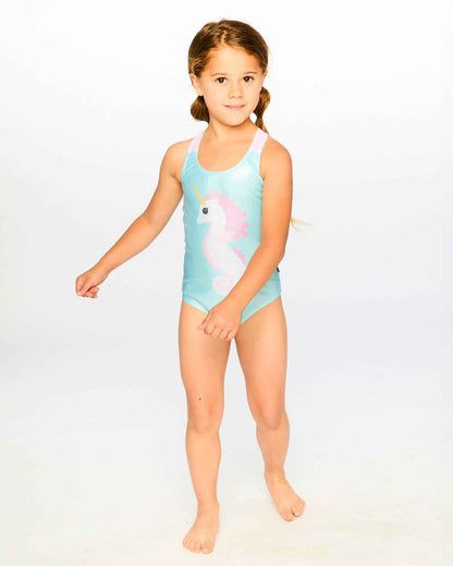 One-Piece Swimsuit Aqua