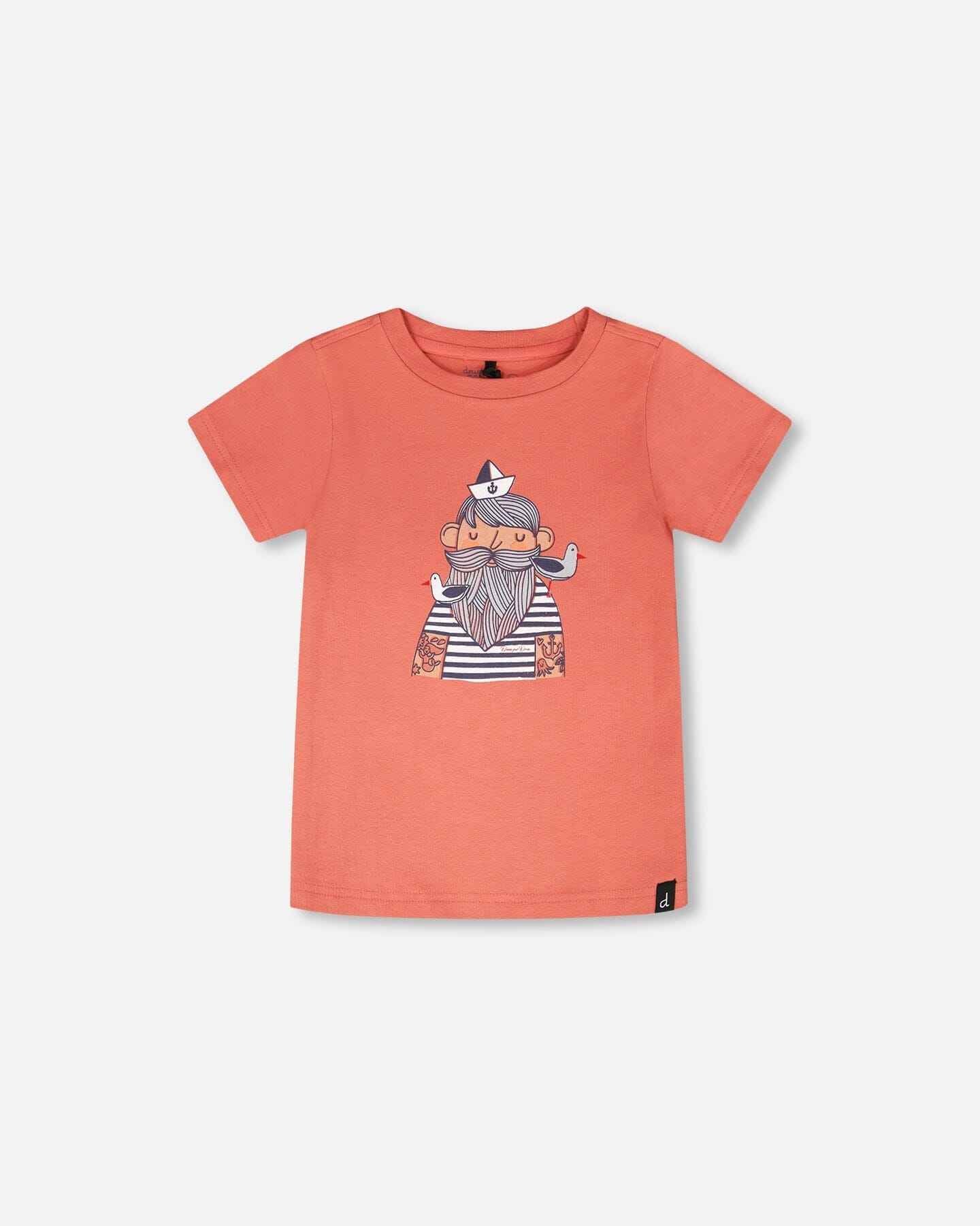 Organic Cotton Short Sleeve T-Shirt Brick
