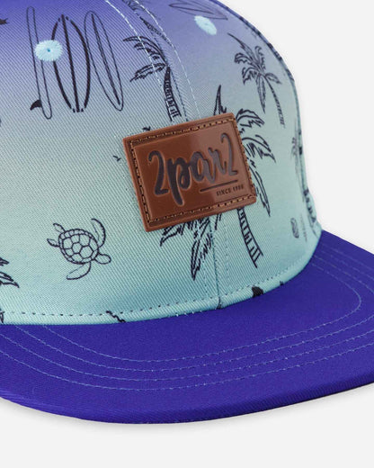 Cap Blue Beach Print