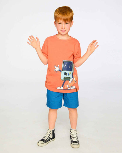 Parachute Shorts With Patch Pockets Dark Blue
