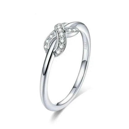 Sterling Silver Infinity Ring (Forever Bound)