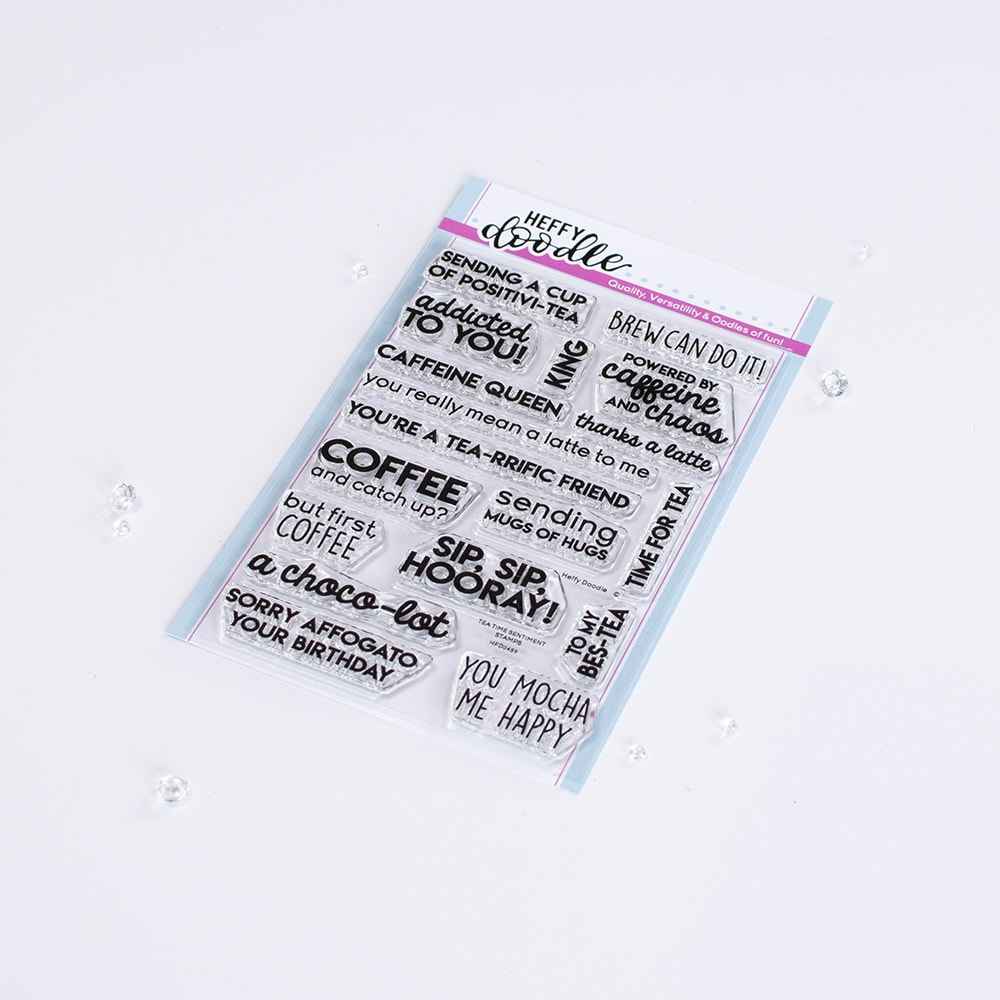 Tea Time Sentiment Stamps