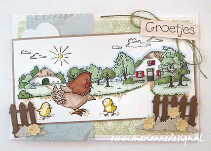 Marianne Design Clear Stamps Hetty's on the Farm