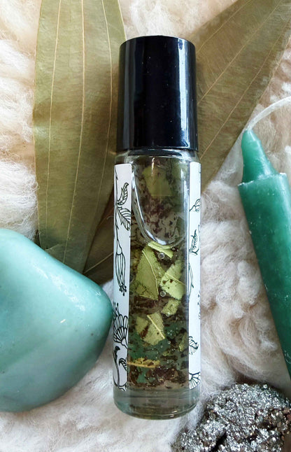 Money Magic Crystal Infused Ritual Oil