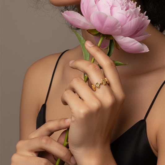 Flora Gold Bloom Ring