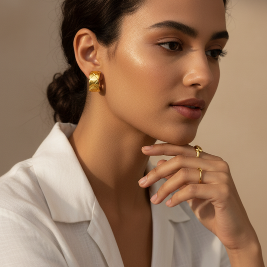 Half Moon Open Hoops