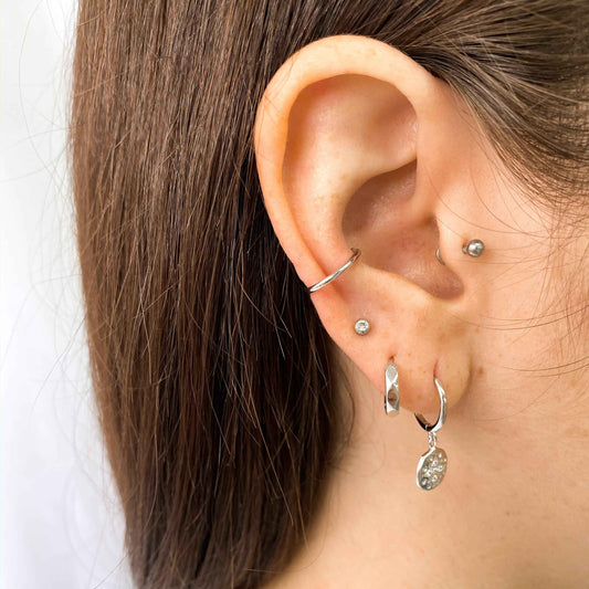 Ear Cuff Basic - Argent