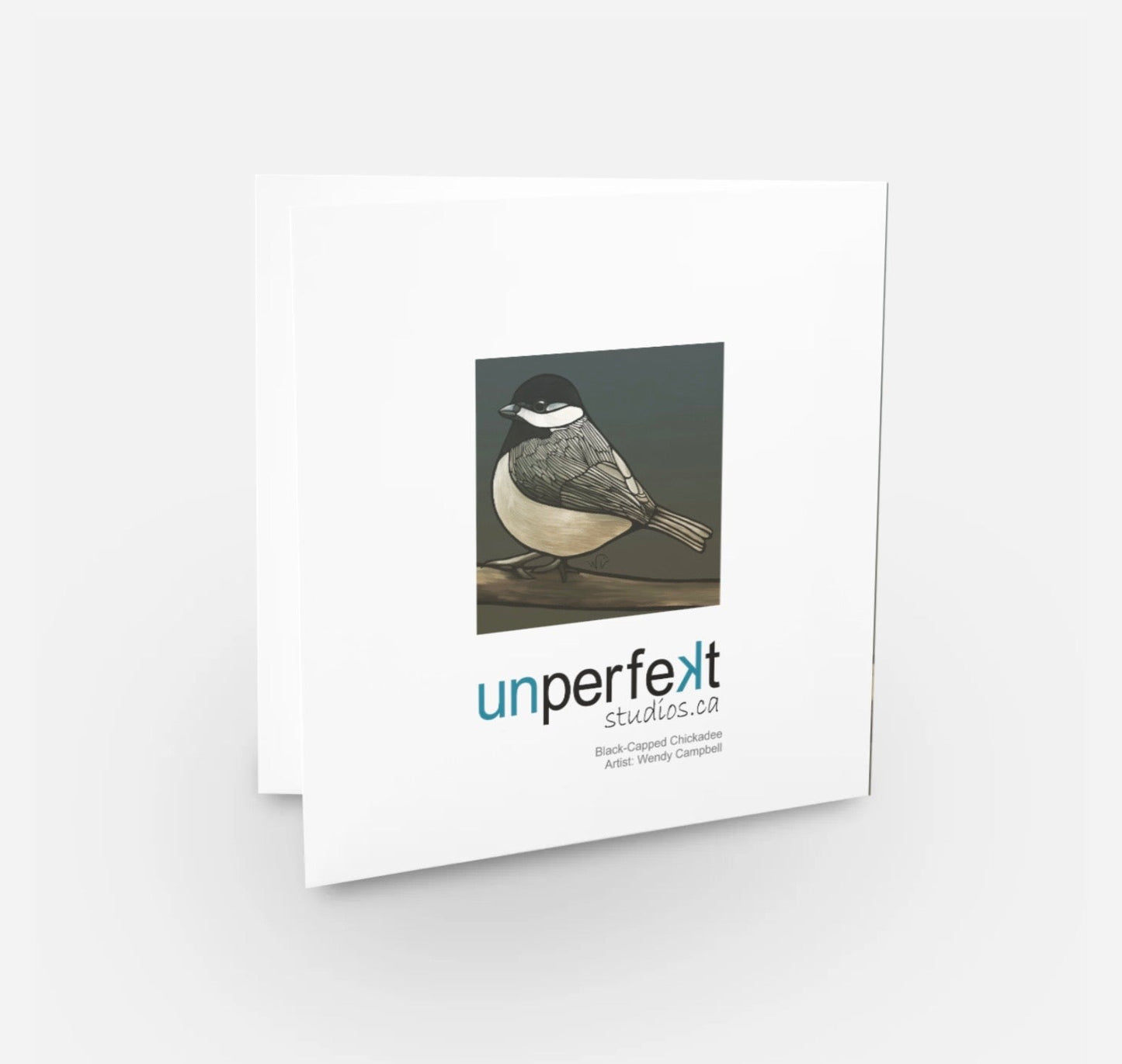 Greeting Card - Black-Capped Chickadee