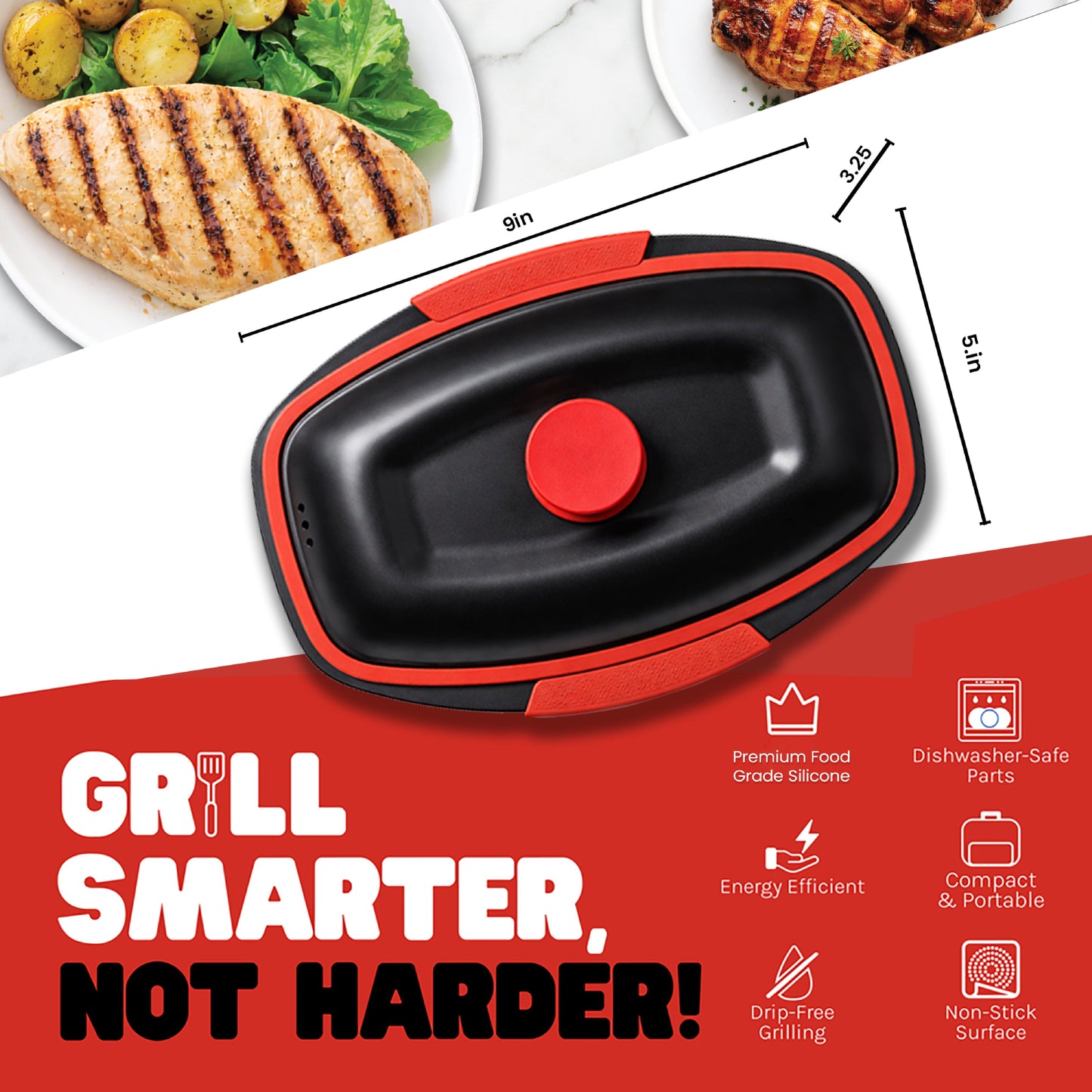 Micro Grill Chef Pot™ Mikrowellen-Kochtopf – Vielseitiger Mikrowellen-Speisekocher mit Deckel – Mikrowellengeeigneter Dampfgarer & Suppentopf – BPA-frei, spülmaschinenfest, ideal für schnelle Mahlzeiten & gesundes Kochen