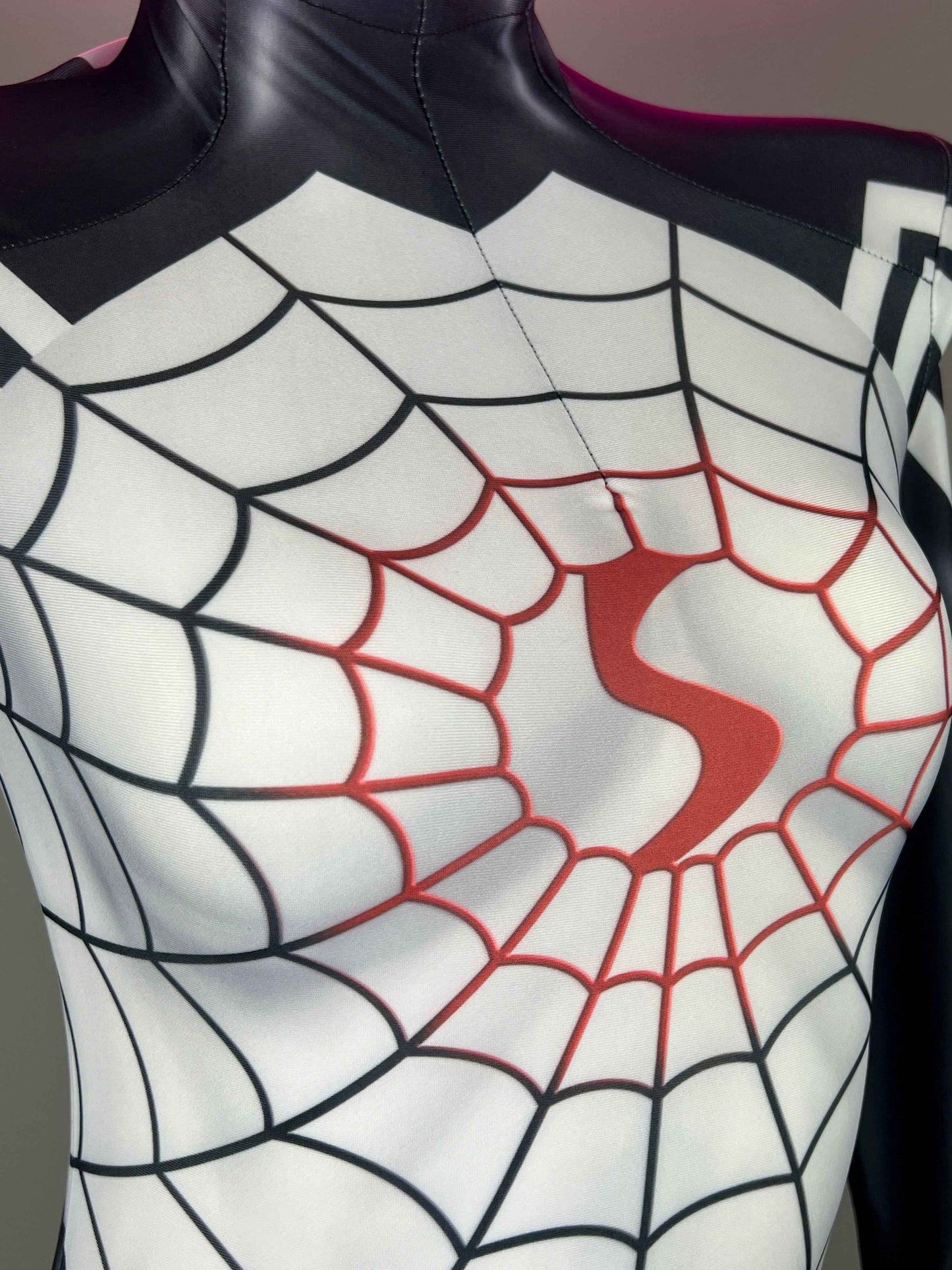 Super Hero Spider Cindy Cosplay Full Bodysuit Halloween Costume Zentai