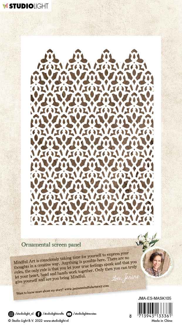 JMA Mask Ornamental Screen Panel Essentials 105x148x1mm 1 PC nr.105