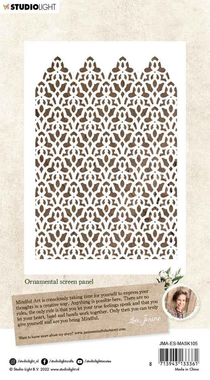 JMA Mask Ornamental Screen Panel Essentials 105x148x1mm 1 PC nr.105