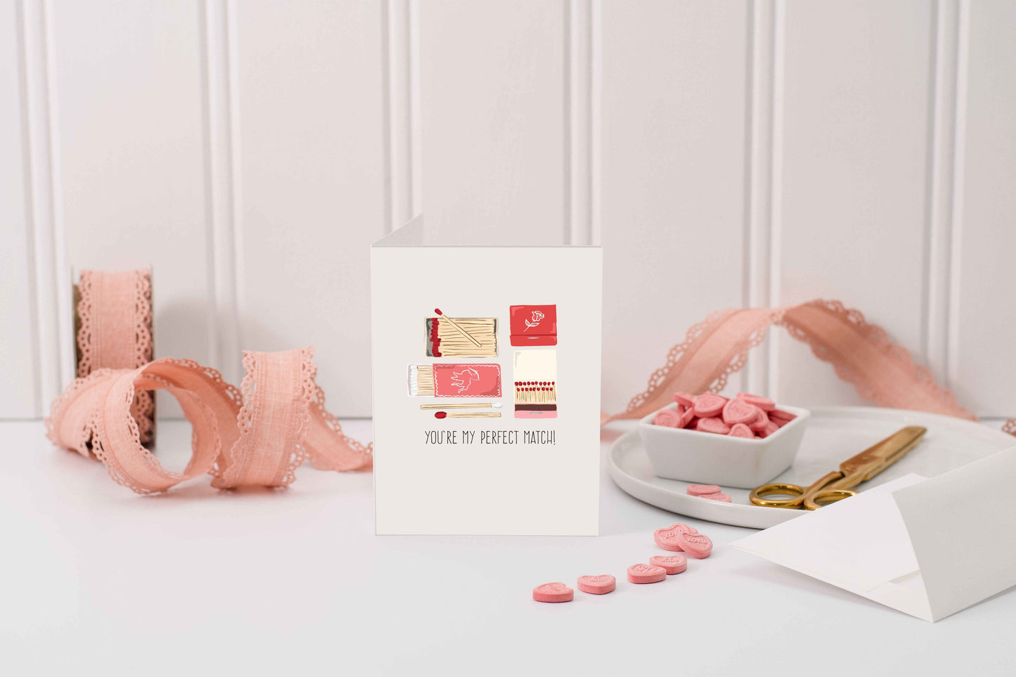 You're My Perfect Match! - Greeting Card