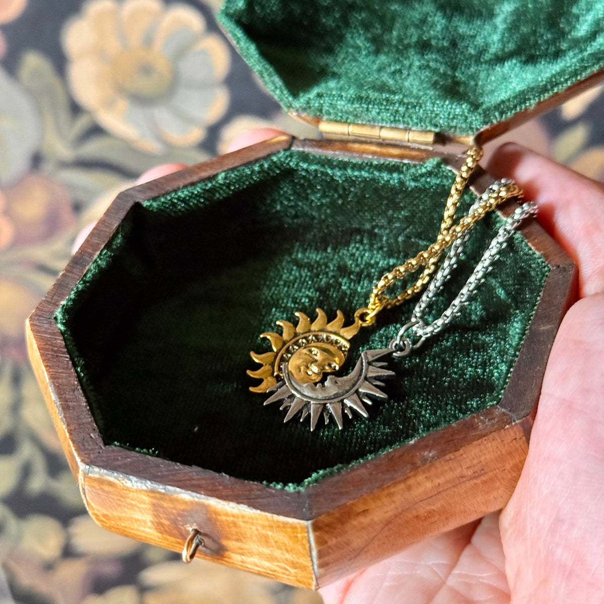 Bone & Velvet Jewelry Box