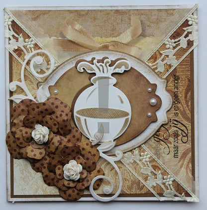 Joy! Crafts Dies - Perfume Bottle Round