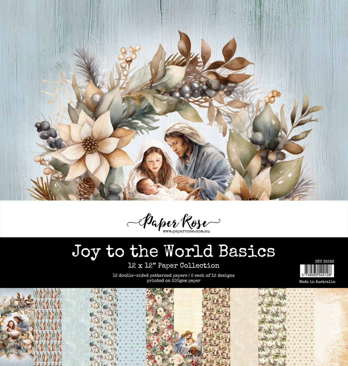 Joy to the World Basics 12x12 Paper Collection 35536