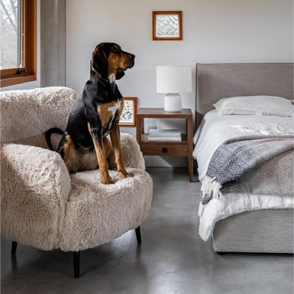 Seine Upholstered Storage Bed - Sand
