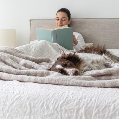 Seine Upholstered Storage Bed - Sand