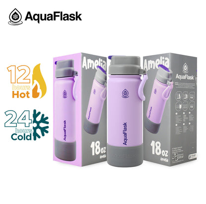 AquaFlask Kids FlipSip 532mL (18oz) Water Bottles