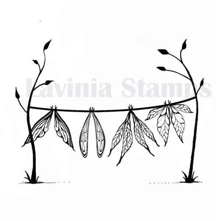 Lavinia Stamp -Wet Wings