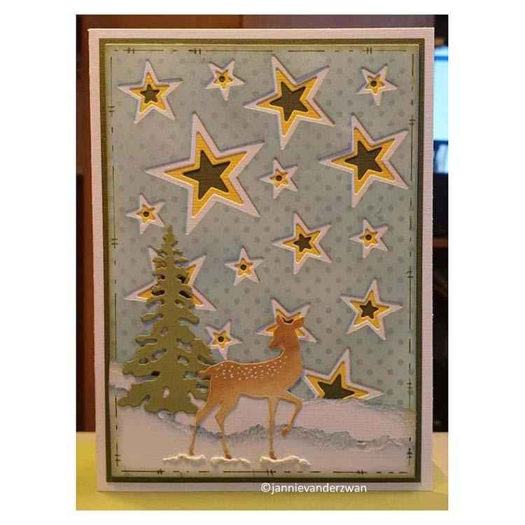 Nellie's Choice Layered Combi Dies Rectangle Stars A