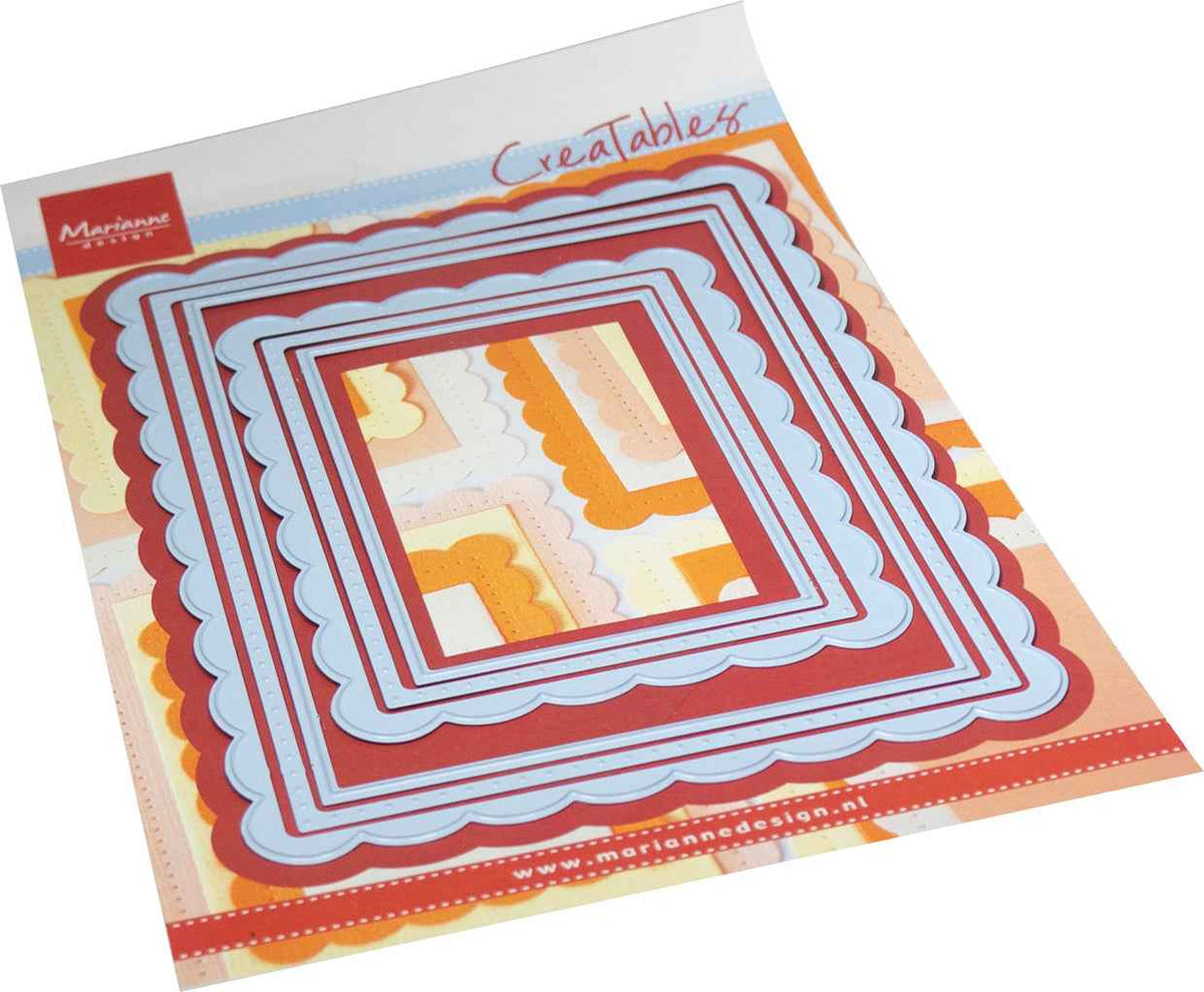 Marianne Design Creatables Die - Scalloped Rectangles