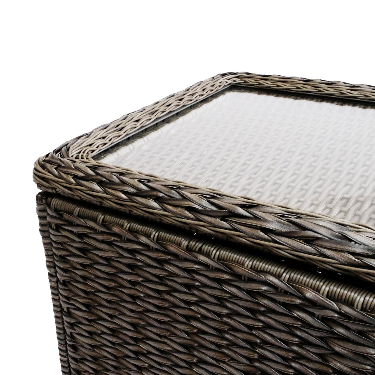 Laguna Point Wicker Outdoor Storage Chest Coffee Table - AURABAGS SHOP