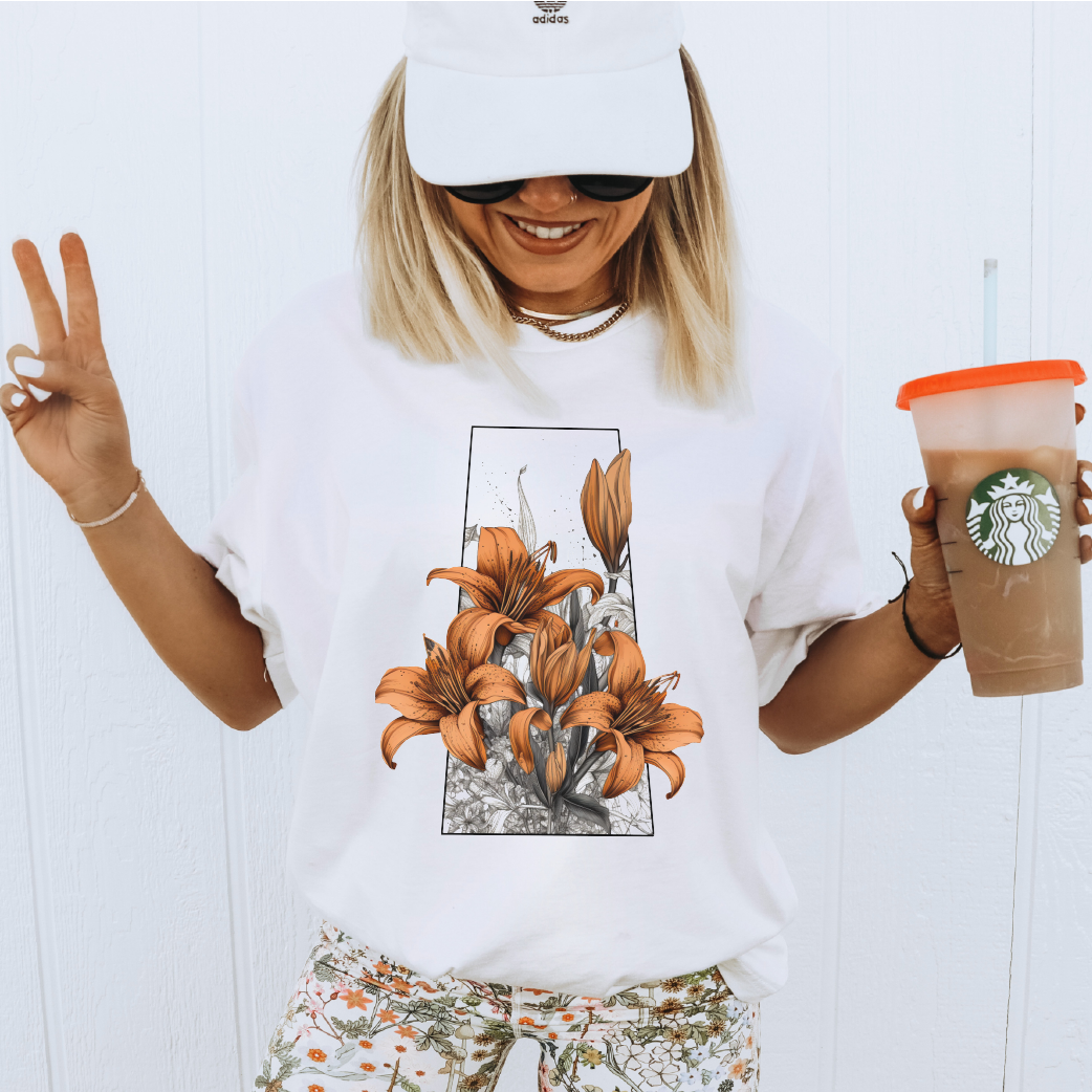 Prairie Lily Province Unisex T-shirt | Saskatchewan Apparel