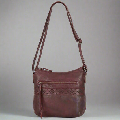 MET Crossbody Bag with Aztec Design