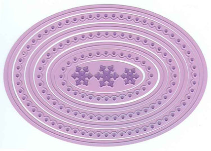 Multi Frame Dies "oval scalloped"