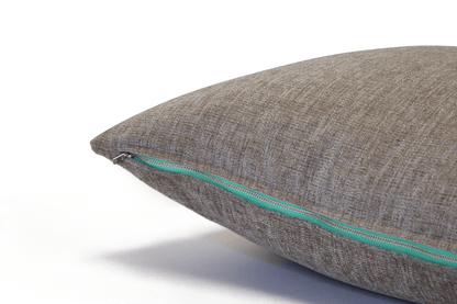 Cement Chenille Cushion Cover