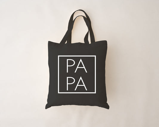 Sac réutilisable noir - papa