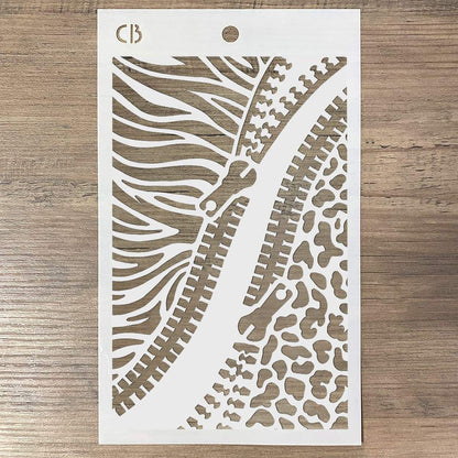 Texture Stencil 5"x8" Double Zip