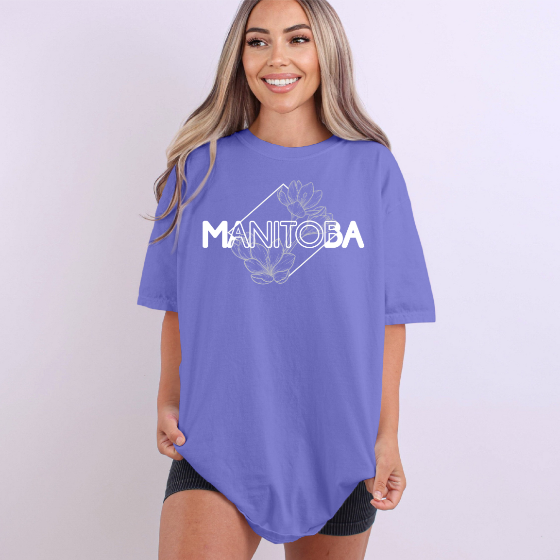 Manitoba Diamond Line Art Unisex T-shirt | Manitoba Clothing