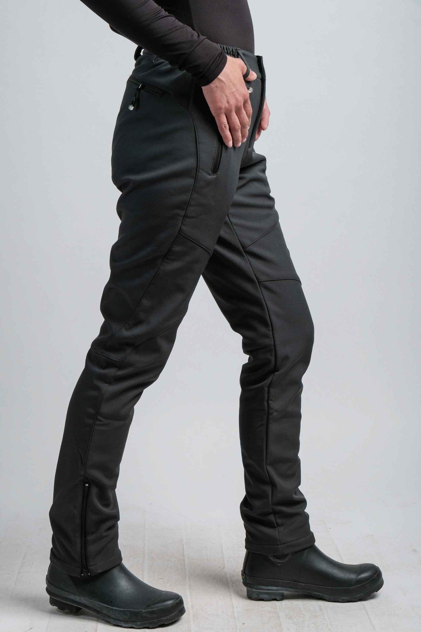 Women's Gray High Waist V2 Adventure Water Resistant Pants