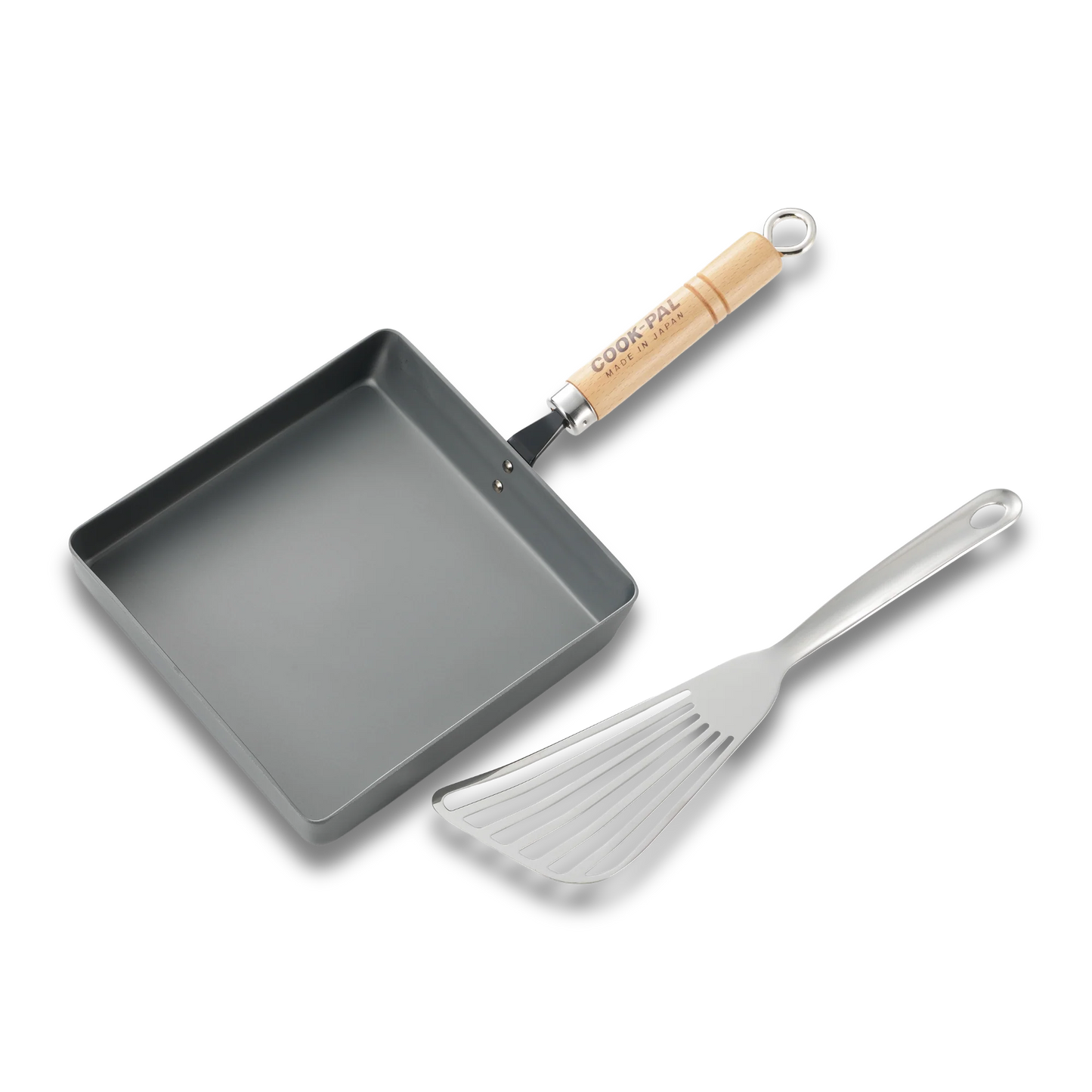 Yoshikawa Cook-Pal Ren Rolled Egg/Omelet  Pan (Large)– Nitrided Carbon Steel, Made in Japan