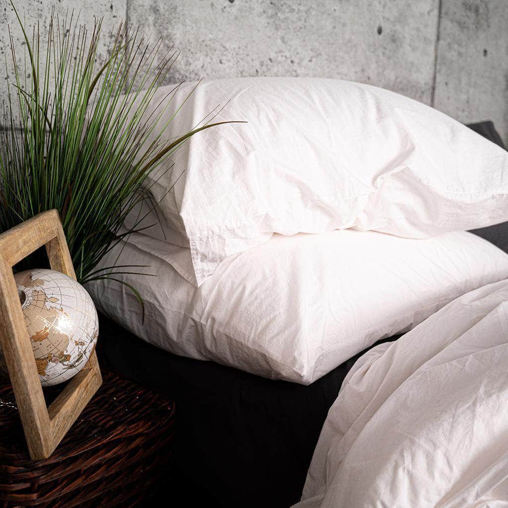 Washed Percale Duvet Cover