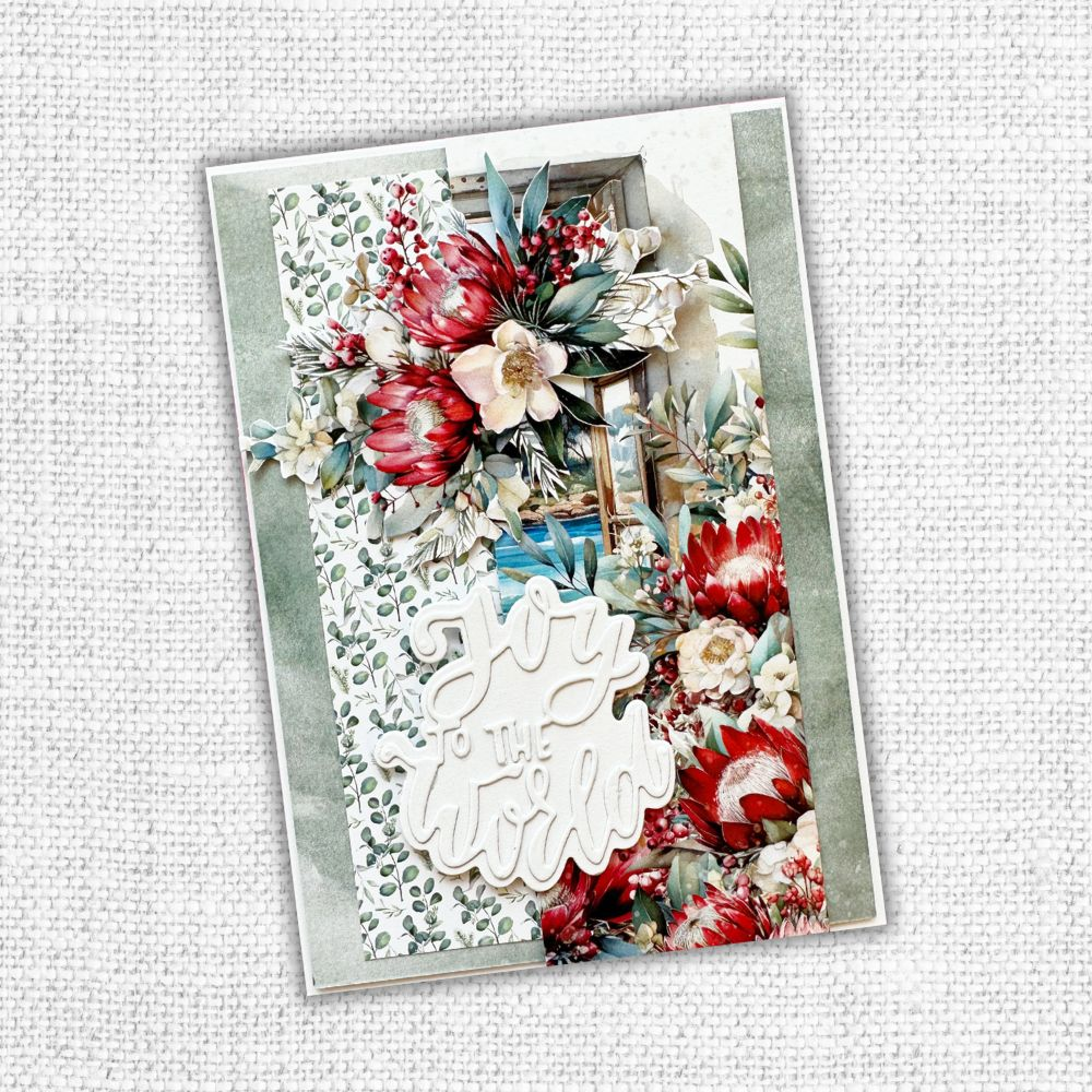 Joy To The World Layered Script Metal Cutting Die 30222
