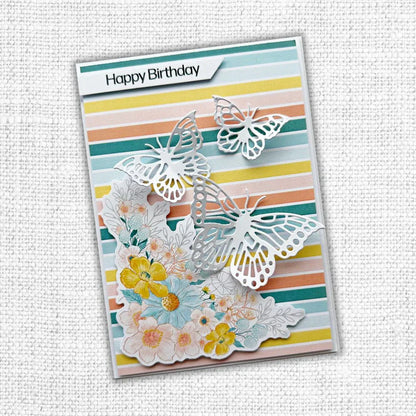 Alora Layered Butterfly Trio Metal Die 31626